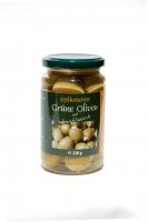 Grüne Oliven mit Knoblauch 320 g